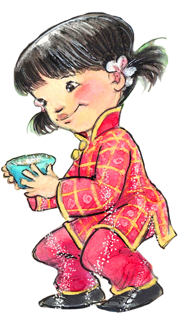 Po-Li is a human character from children's book, Ping & Po-Li, by Irish author Audrey Moore